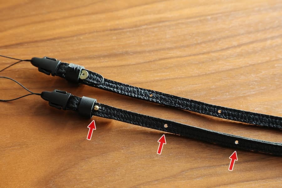 本革スリムライン ストラップ（コンパクトカメラ用） - 7