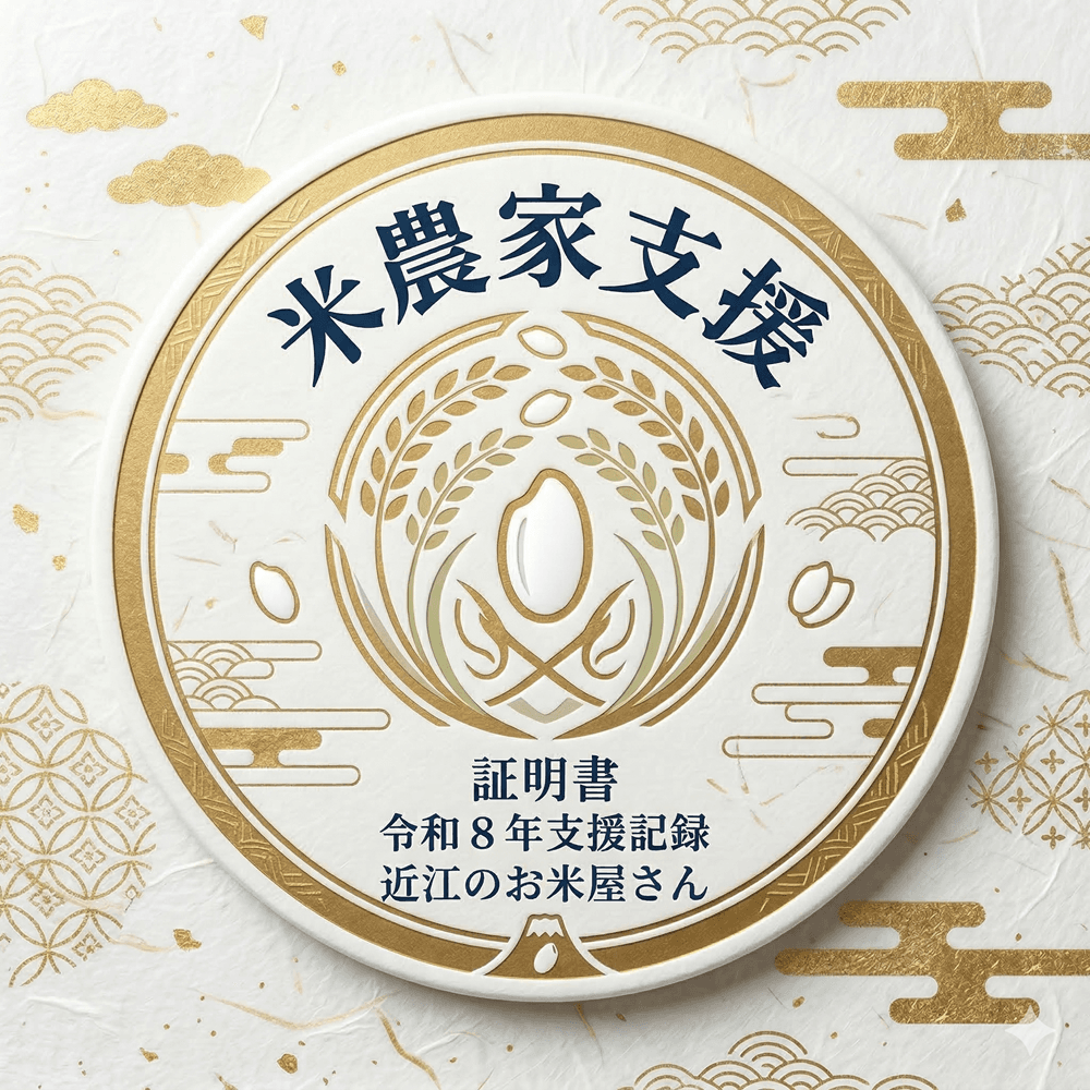 【オプション】 米農家支援 日本のお米を次世代へ繋いでいくために。支援証明NFT(SBT)プレゼント - 10