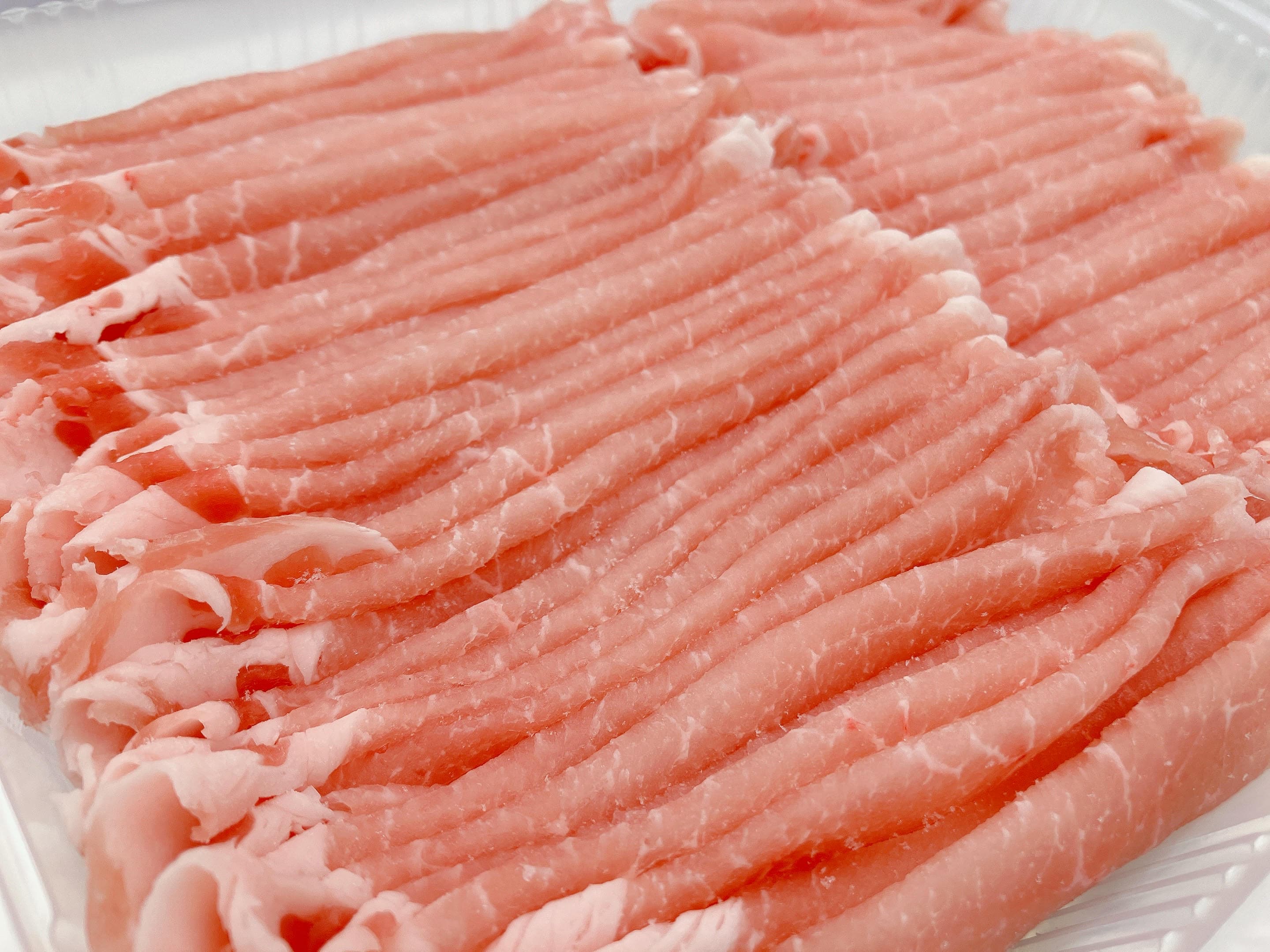 希少な豚！薄く切った琉球ロイヤルポーク 　ロースしゃぶしゃぶ用（約500g） - 3